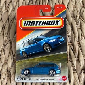 Matchbox 2012 BMW 3 Series Touring Car Blue Beamer New